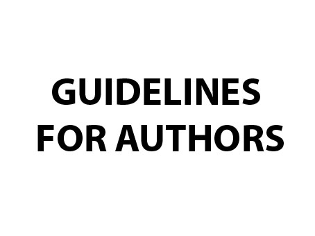 GUIDELINES FOR AUTHORS